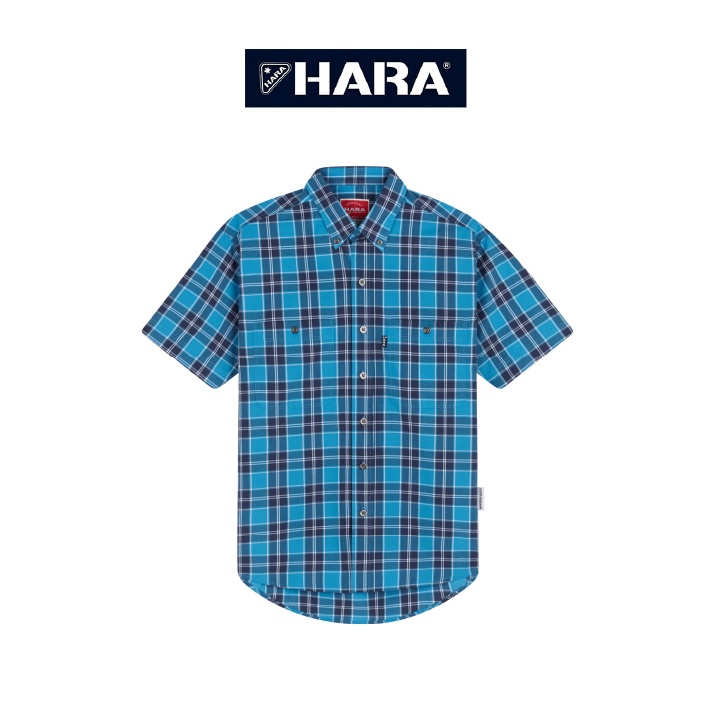 HARA เสื้อเชิ้ตลายสก็อตแขนสั้น HMGS-048630