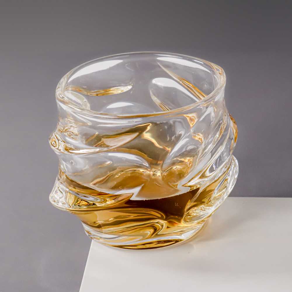 !! !️ LCKMNOFCLSTR Shahameh Whisky Crystal Classic Rock Glass 300ml - YJ102 !! !️