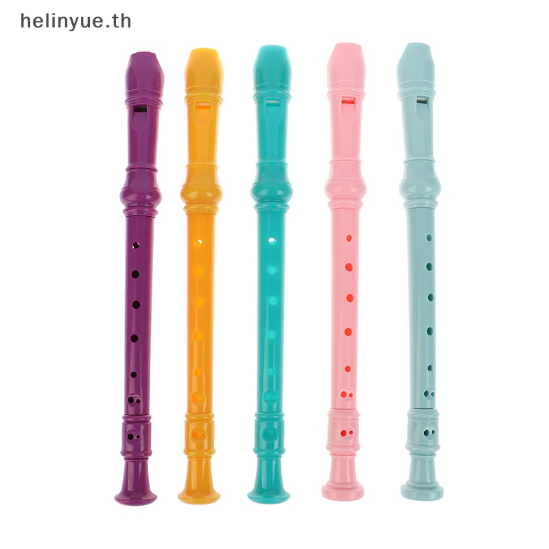 Helinyue ขลุ่ยไม้คลาริเน็ต พลาสติก 8 หลุม หลากสี สําหรับผู้เริ่มต้น 1 ชิ้น