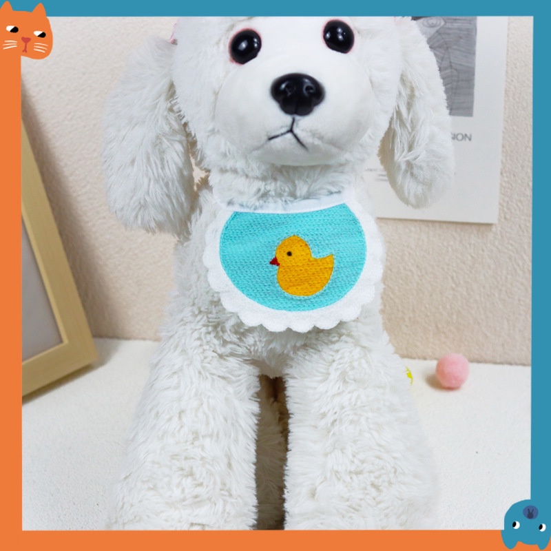 ผ้าเช็ดน้ําลายสุนัขสัตว์เลี้ยง ผ้าพันคอแมว ผ้ากันเปื้อนเท็ดดี้คอ ผ้าเช็ดน้ําลาย แมวขนาดเล็ก สุนัขขนาดเล็ก ผ้าพันคอสามเหลี่ยม สนับสนุนขายส - รูปที่ 4