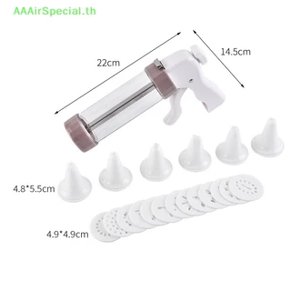 Aaairspecial 20 ชิ้นของคุกกี้กดปืนชุดแม่พิมพ์เค้กบิสกิตเครื่องกดคุกกี้ TH