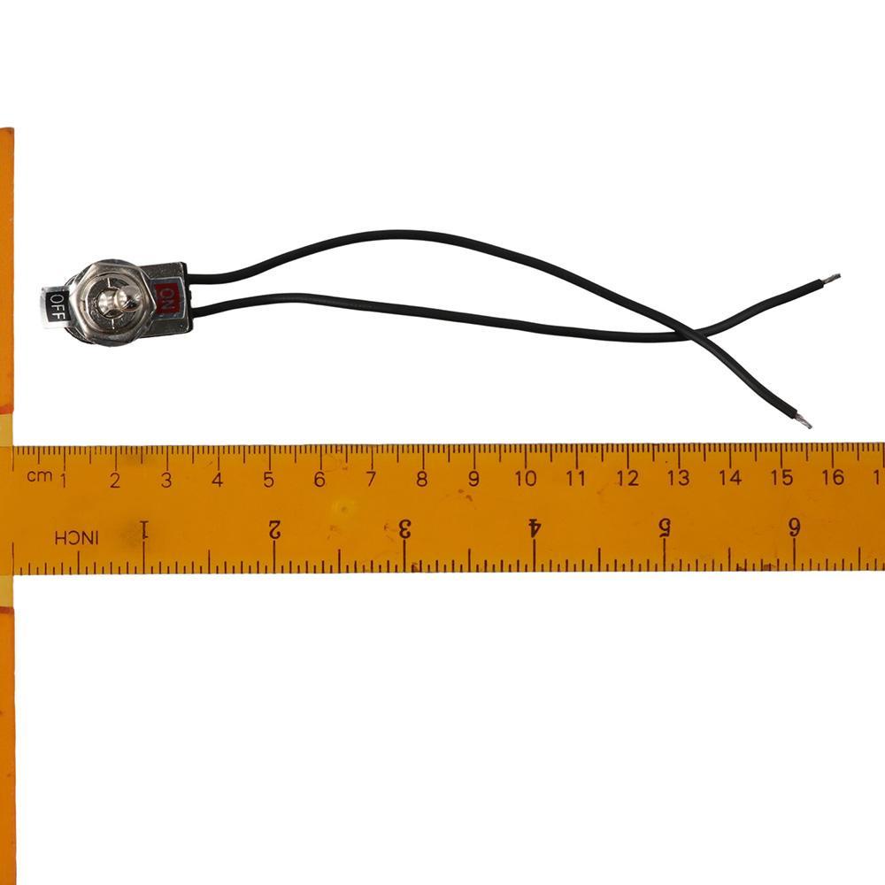 BAIHE Toggle Switch, 2 Pin Mini Toggle Rocker Switch, ติดตั้งง่าย Heavy Duty พร้อม 5 ตะกั่ว AC 6A/125V 3A/250V รถ ราคา ถูกที่สุด ดีลบีเคเค แกลเลอรีภาพที่ 3