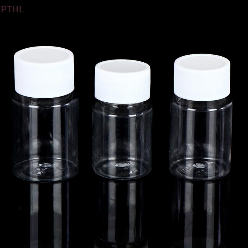 [PTHL] ขวดพลาสติกเปล่า PET ใส ขนาด 15 มล. 20 มล. 30 มล. 100 มล. สําหรับใส่ยา PT