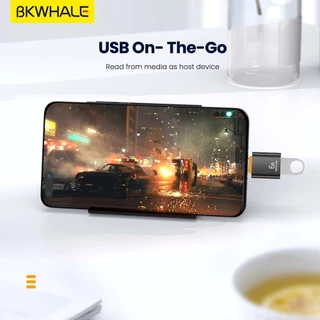Bkwhale อะแดปเตอร์แปลง usb 3.0 เป็น Type c OTG Type c ตัวผู้ เป็น usb ตัวเมีย สําหรับแล็ปท็อป Xiaomi USBC Adaptador usb a tipo c