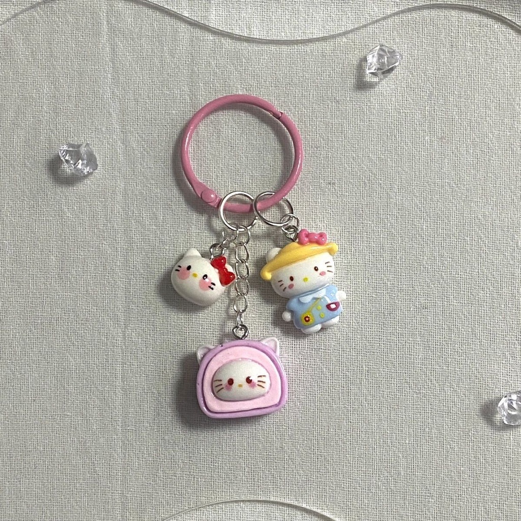 751 ขายดี พวงกุญแจ จี้การ์ตูน Sanrio น่ารัก สร้างสรรค์ ไม่ซ้ําใคร ของขวัญ สําหรับกระเป๋านักเรียน