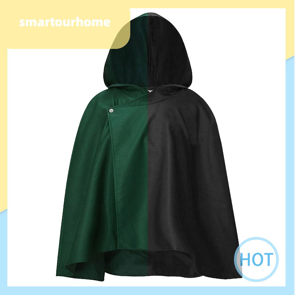 [smartourhome.th] เสื้อคลุมคอสเพลย์ มีฮู้ด ลายการ์ตูนอนิเมะ Legion Uniform สีเขียว สีดํา สําหรับทุกเพศ