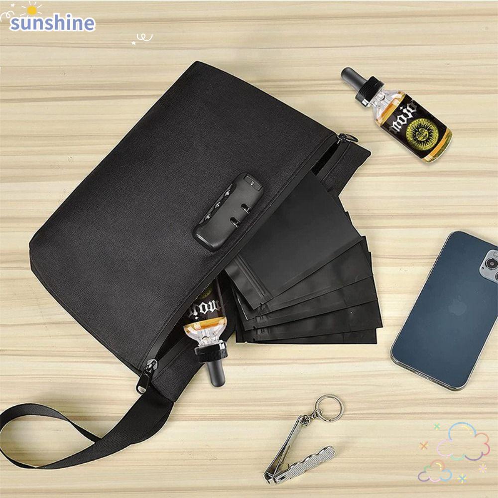 Ssunshine กระเป๋าเก็บของ กันน้ํา กันกลิ่น ขนาดเล็ก 11.8 นิ้ว x7.88 นิ้ว สําหรับเดินทาง