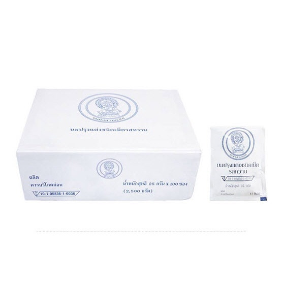(สินค้าคุณภาพแท้ พร้อมส่ง) นมอัดเม็ด จิตรลดา ของแท้ แพค 10 ซอง หมดอายุปี 2568