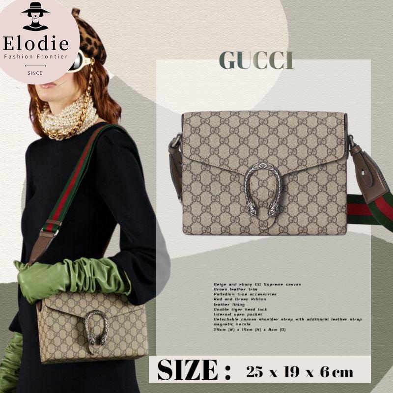 กุชชี่ Gucci Dionysus series GG กระเป๋าสะพายข้างสุภาพสตรี Messenger Bag