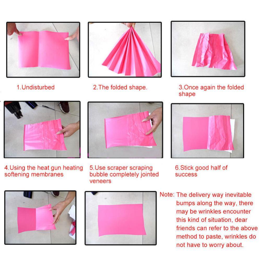 Okcatzone แผ่นฟิล์มสติกเกอร์ไวนิล PVC ขนาด 152×10 ซม. 152×30 ซม. DIY สําหรับติดตกแต่งรถยนต์ รถบรรทุก J7Q5 ราคา ถูกที่สุด ดีลบีเคเค แกลเลอรีภาพที่ 7