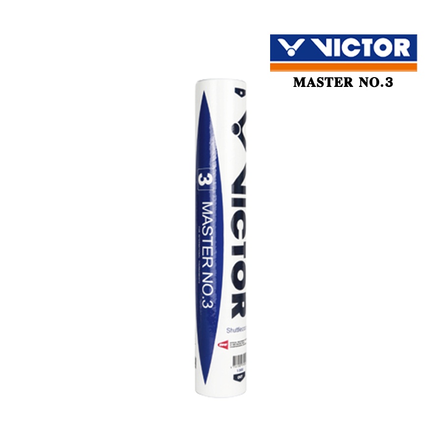 VICTOR ลูกแบดมินตัน รุ่น MASTER No.3 ( 1 หลอด 12 ลูก ) ST