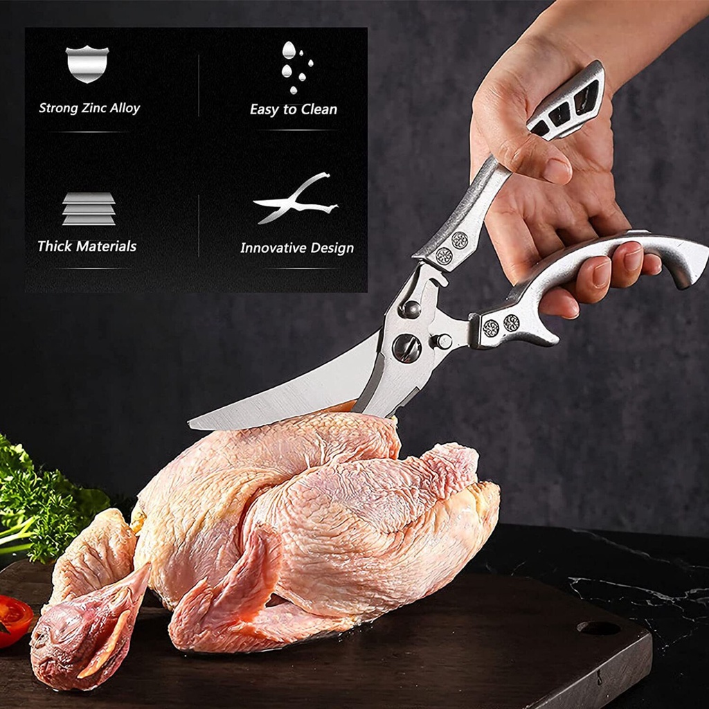 กรรไกรตัดกระดูก ตัดผัก อาหาร ปลา กรรไกรทำครัวเยอรมัน กรรไกรทำครัวเยอรมัน Strong Chicken Bone Scissors ราคา ถูกที่สุด ดีลบีเคเค แกลเลอรีภาพที่ 8