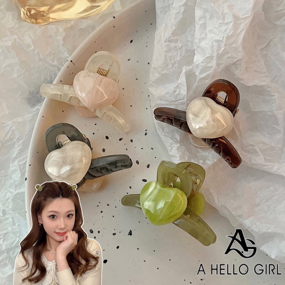 A HELLO GIRL กิ๊บติดผมอะคริลิค ขนาดเล็ก ระดับไฮเอนด์ แบบเรียบง่าย สําหรับผู้หญิง ราคา ถูกที่สุด ดีลบีเคเค