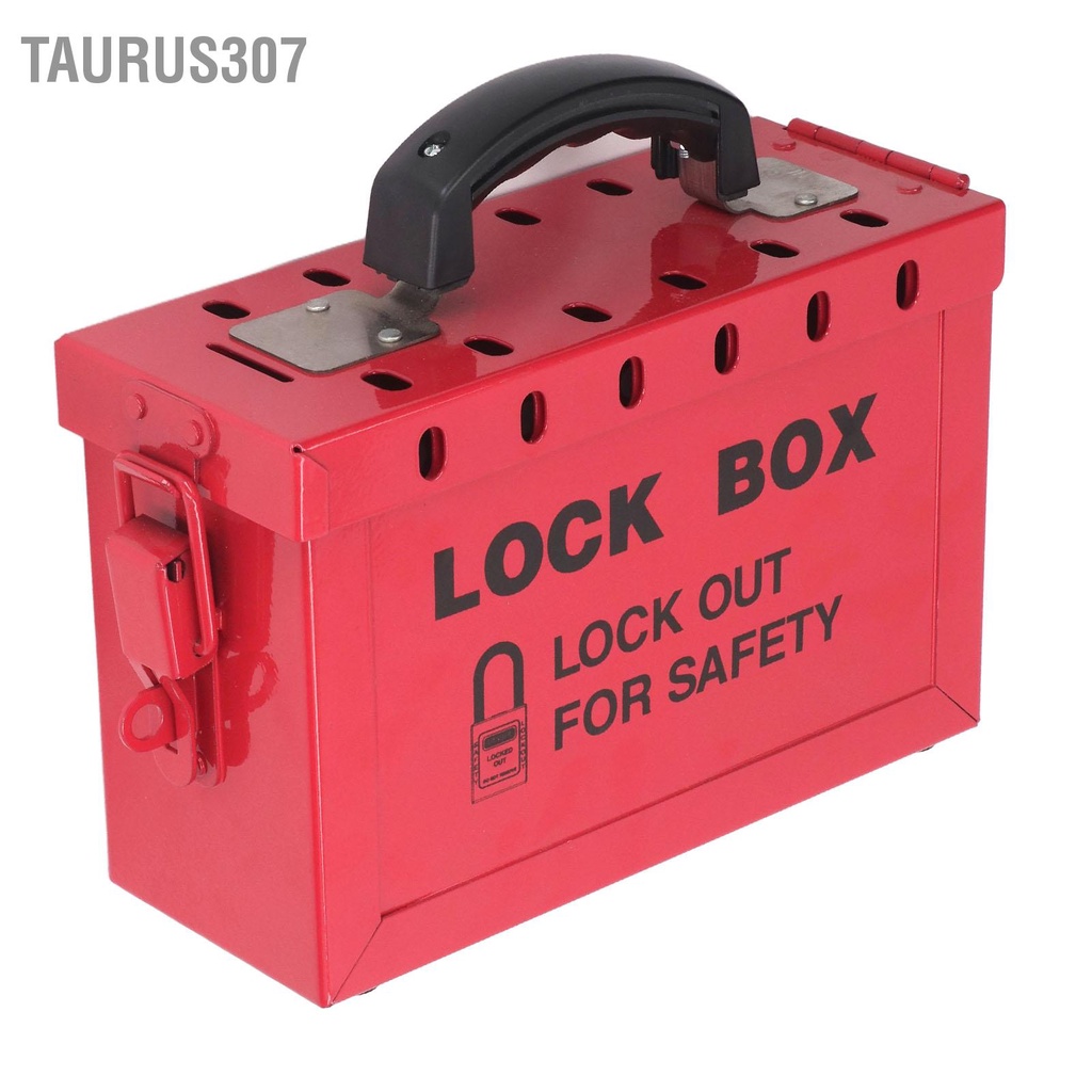 Taurus307 Lockout Tagout Box ความปลอดภัยแบบพกพา 13 Guage Group กล่องล็อคสำหรับ OSHA Compliance