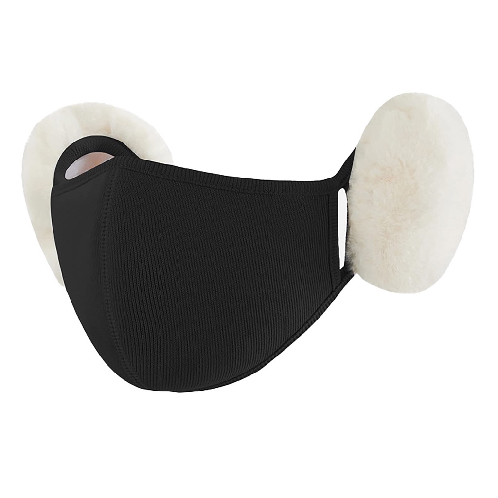 2-in-1 หน้ากากปิดหู กันลม ให้ความอบอุ่น ไร้แรงกด กันลม เหมาะกับฤดูหนาว สําหรับขี่รถจักรยานยนต์กลางแจ้ง