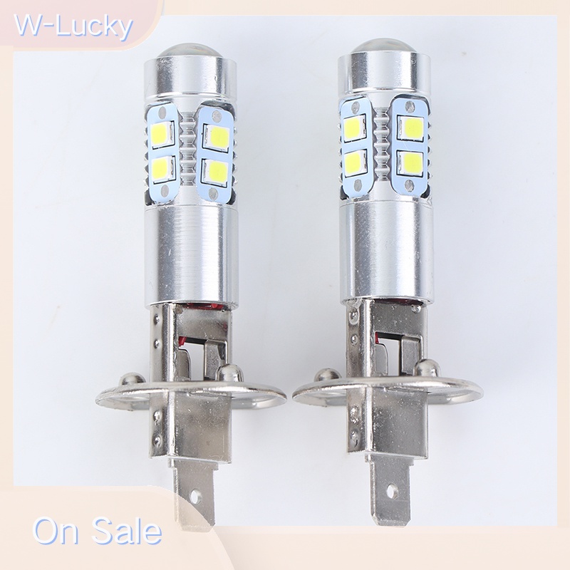 W-lucky หลอดไฟหน้ารถยนต์ H1 LED สว่างมาก 1 คู่