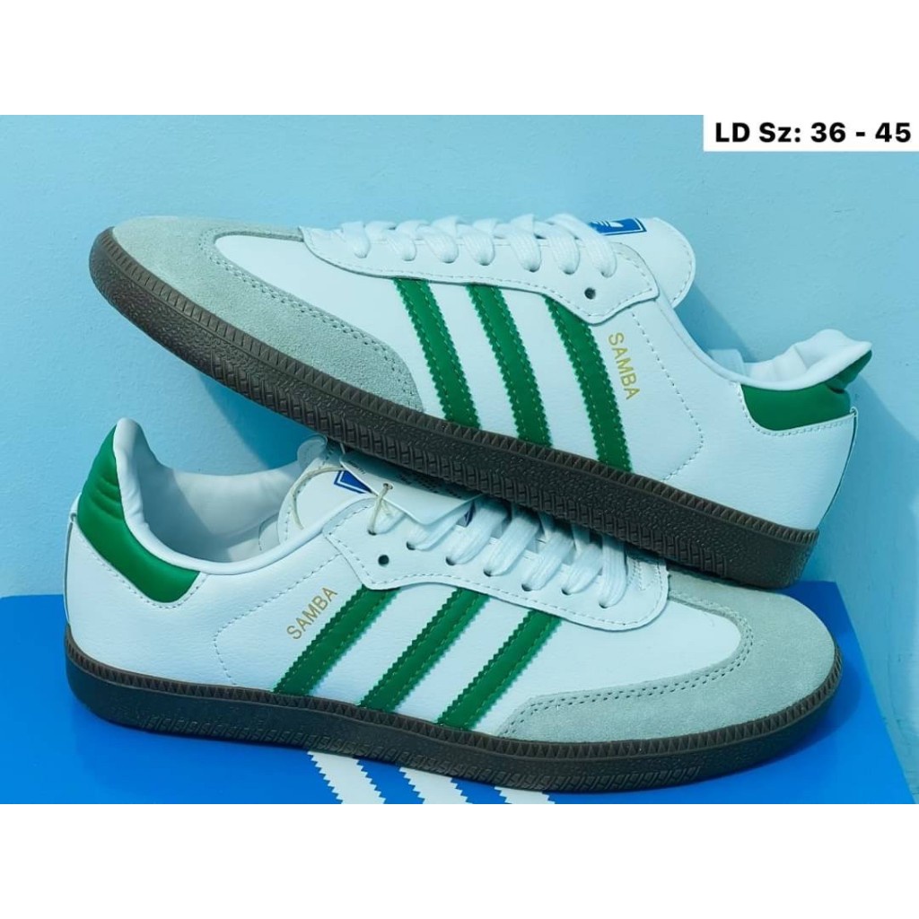 รองเท้าAididas Samba รองเท้าอดิดาส แซมบ้า พร้อมกล่องและอุปกรณ์ครบ【รับประกันสินค้าตรงปกแท้100% Size: