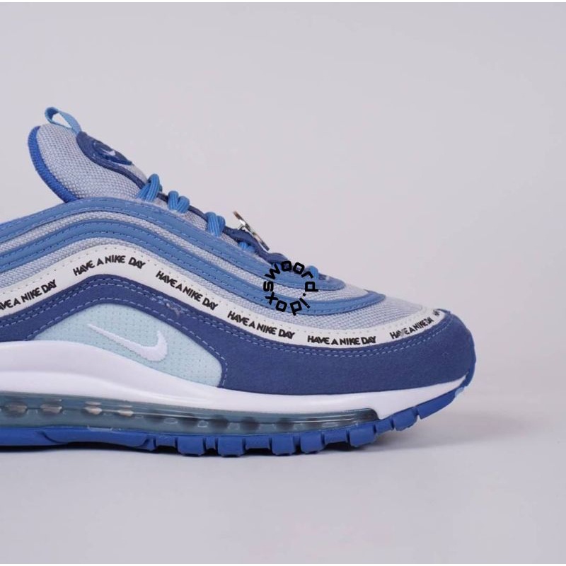 (oxswd) Sepatu Air Max 97 Have A Nike Day Indigo Storm แฟชั่น
