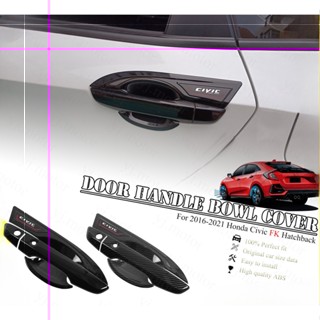 ฝาครอบมือจับประตู คาร์บอนไฟเบอร์ ABS อุปกรณ์เสริม สําหรับ Ho…