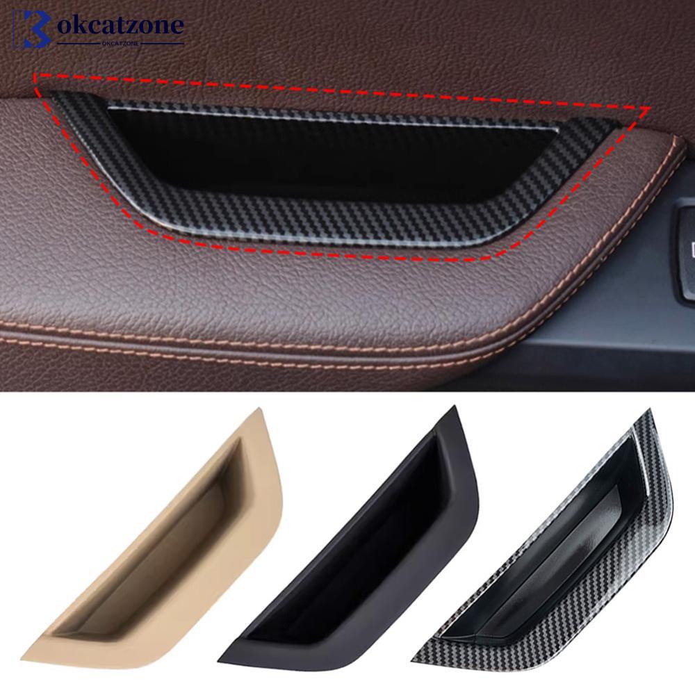 Okcatzone ฝาครอบมือจับประตูรถยนต์ คาร์บอนไฟเบอร์ LHD RHD สําหรับ BMW X3 X4 F25 F26 2011-2016 E6M4