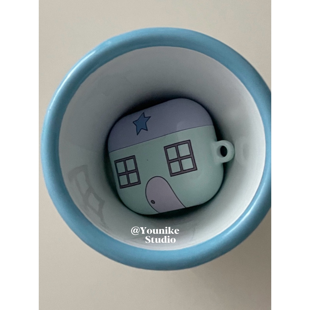 เคสหูฟังบลูทูธไร้สาย ลายดาว เพ้นท์มือ สไตล์เกาหลีใต้ สําหรับ airpods 1 2 2 3 - รูปที่ 2