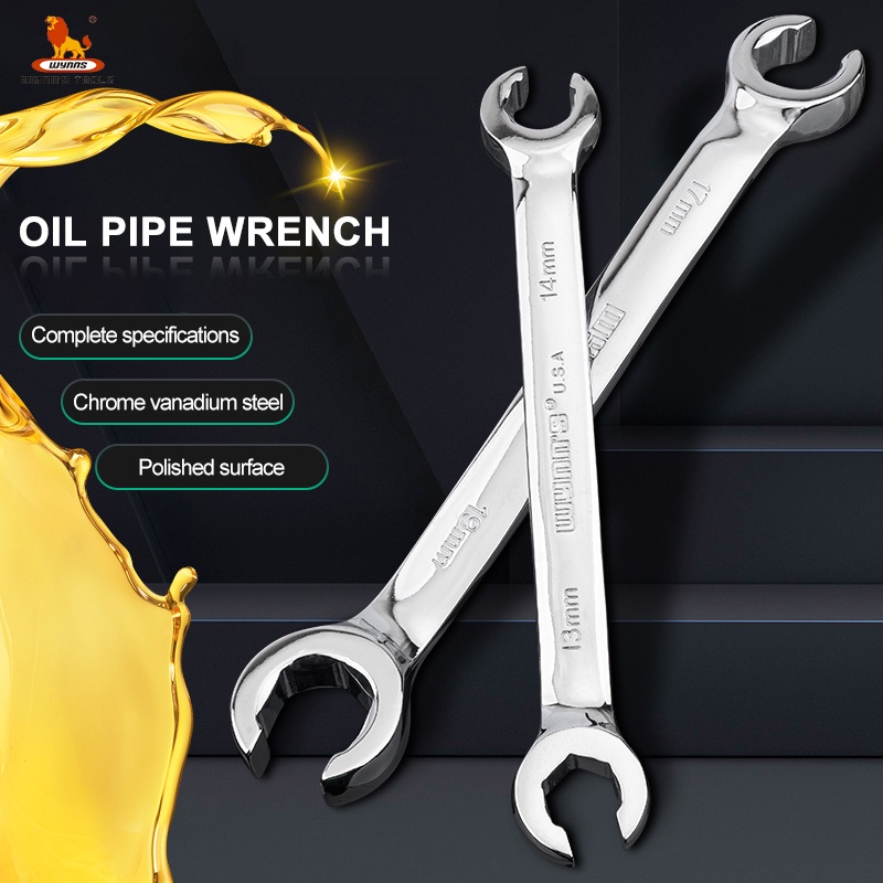 Wynns Flare Nut ประแจสําหรับซ่อมท่อน้ํามันเชื้อเพลิงท่อน้ํามัน Double Head Spanner ประแจสายเบรค