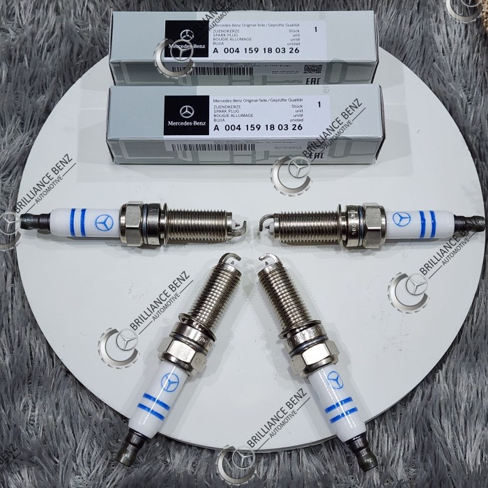 SPARK PLUG MERCEDES BENZ ENGINE M272 M273 W164 W251 W221 W203 เดิม