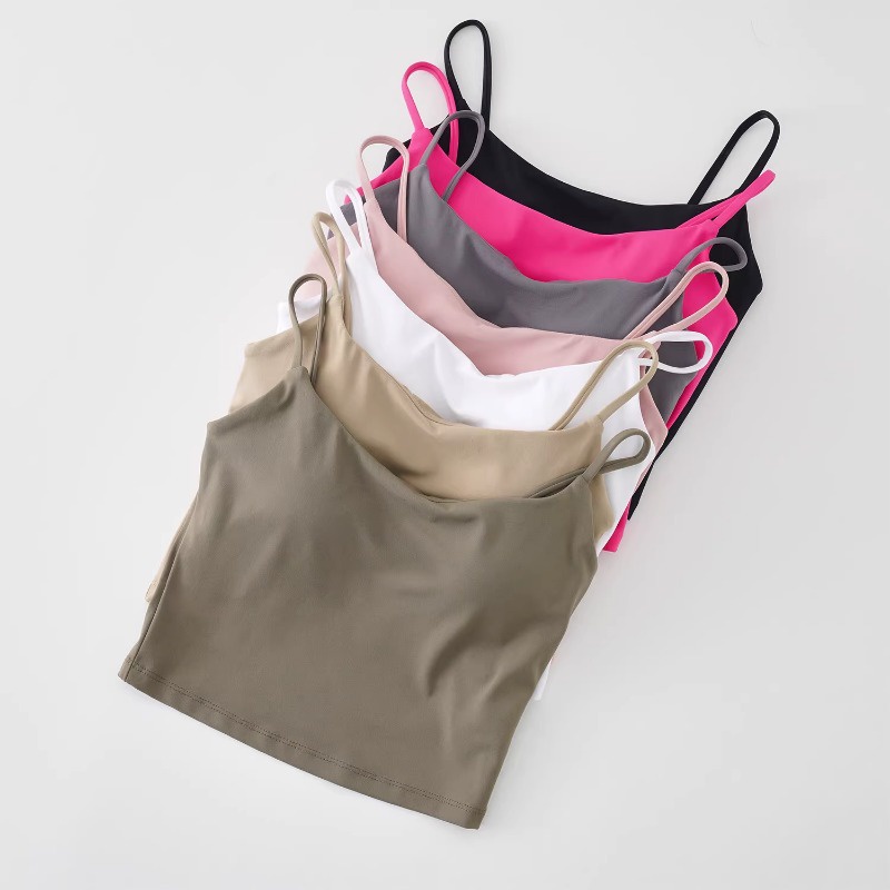 【YOGATRUTH】สปอร์ตบรา สายสปาเก็ตตี้สั้น เป็นมิตรกับผิวหนัง สําหรับผู้หญิง ใส่เต้นรํา เล่นโยคะ - รูปที่ 2