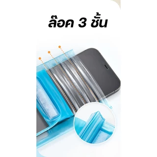 ของแท้ ส่งเร็ว 7฿ ซองกันน้ำมือถือ ซองมือถือ กันน้ำ กระเป๋ากันน้ำ น้ำ4ชั้น ถ่ายรูปทัสกรีนได้ สงกรานต์ โทรศัพท์ ไอโฟน