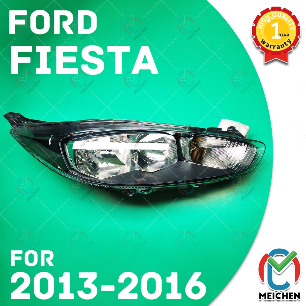 ไฟหน้า สําหรับ Ford Fiesta 2013-2016 ไฟหน้า โคมไฟหน้า เลนส์ไฟหน้า front lamp โคมไฟหน้ารถยนต์  ไฟหน้า