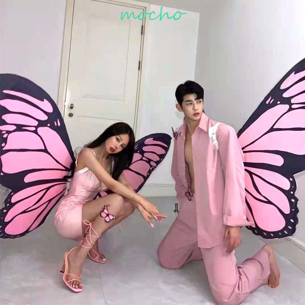 Mocho พร็อพคอสเพลย์ ปีกผีเสื้อ สไตล์แฟรี่ สําหรับตกแต่งบ้าน ปาร์ตี้ฮาโลวีน
