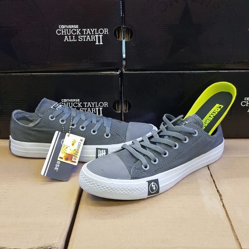 Original CONVERSE ALL STAR CHUCK TAYLOR CT II 2 UNDEFEATED Shoes+BOX TAG MADE IN แฟชั่น แฟชั่น