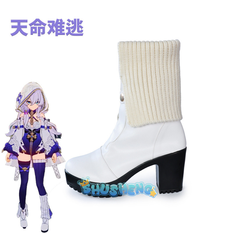 Honkai Impact 3rd Theresa Apocalypse Destiny รองเท้าคอสเพลย์หนีไม่ได้