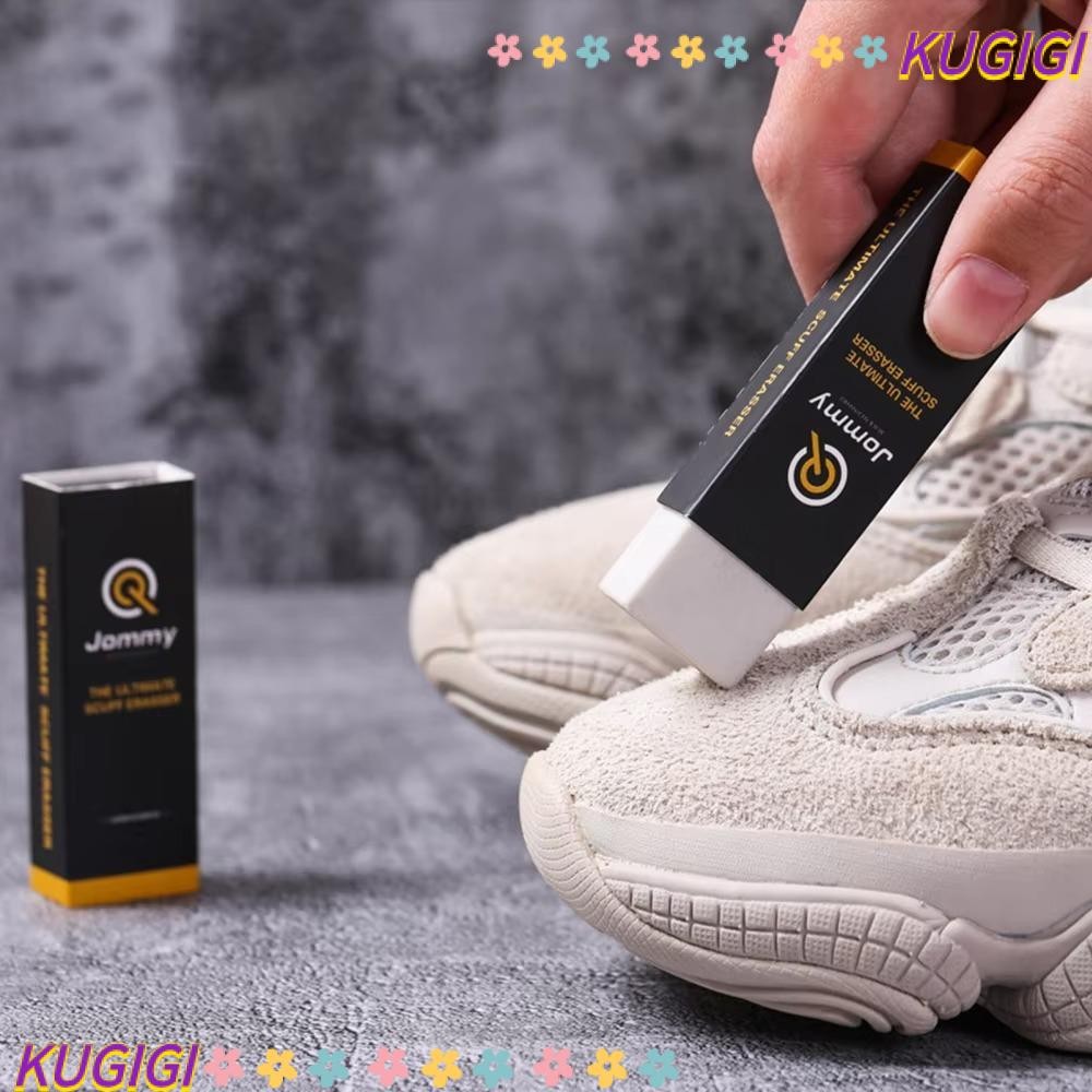 Kugigi ยางลบทําความสะอาดรองเท้า, เครื่องมือทําความสะอาดดูแลรองเท้า Suede Sheepskin Eraser แปรงรองเท้า, ผ้าหนังด้านผ้ายางสีขาวทําความสะอาดหนังสําหรับ Home Footwear ผลิตภัณฑ์