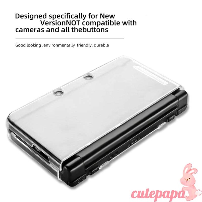 Cutep Full Coverage Case เคสพลาสติกสําหรับใหม่ 3DS XL LL ใหม่ 3DS Gamepad Housing Skin Case Cover