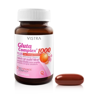 Vistra ผลิตภัณฑ์เสริมอาหาร Vistra Gluta Complex 1000 วิสทร้ากลูต้าคอมเพล็กซ์ 1000