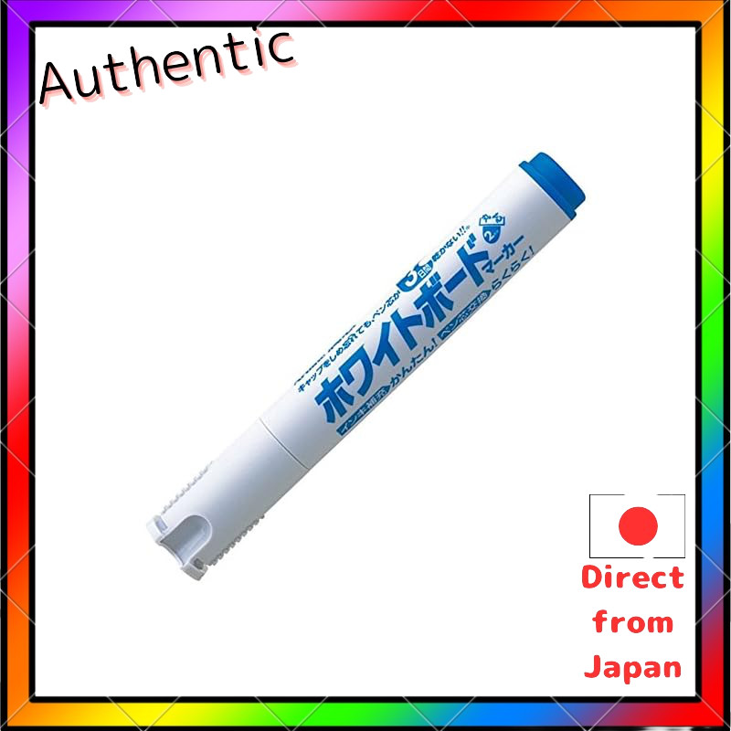 Shachihata Ju Shin Whiteboard Marker Round Tip Blue K-527