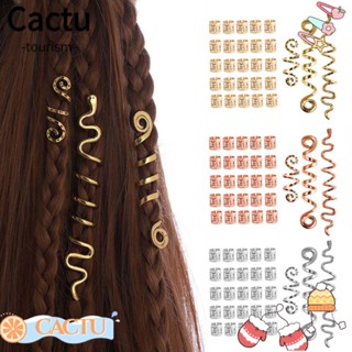 Cactu เครื่องประดับผม ลูกปัดเกลียว เดรดล็อก แฟชั่นสไตล์ชนเผ่า