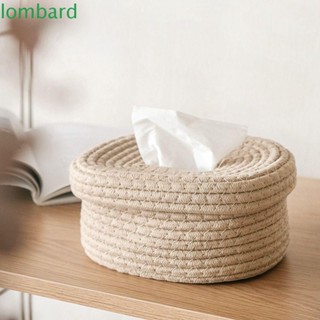 Lombard กล่องทิชชู่ตั้งโต๊ะ ทรงสี่เหลี่ยมผืนผ้า น้ําหนักเบา กันฝุ่น ขนาดเล็ก ประหยัดพื้นที่ สําหรับสํานักงาน