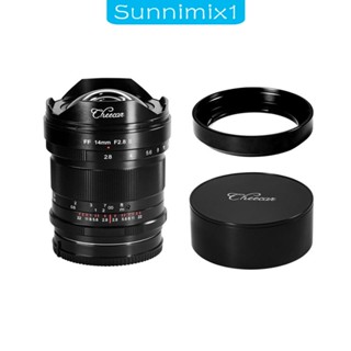 [Sunnimix1] เลนส์มุมกว้าง 14 มม. สีดํา สําหรับเมาท์ RF