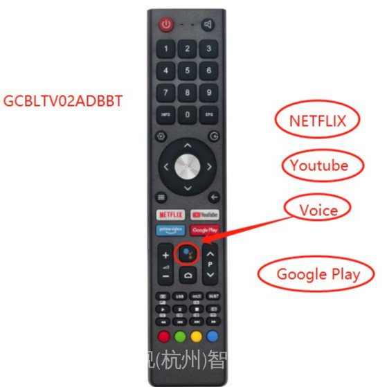 ใหม่ gcbltv02adbbt บลูทูธรีโมทคอนโทรลสําหรับ CHIQ TV 43M8T l32h7 l42g6f u50h7 K 32m8t CHiQ [43M8T] 4