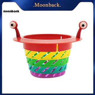 &lt;moonback&gt; ระบบกรองถังขยะ แบบพับได้ สีรุ้ง หลากสี สําหรับห้องครัว 1 หรือ 2 ชิ้น