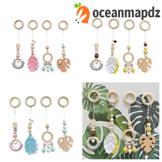 Oceanmapdz จี้แหวนโครเชต์ น่ารัก สําหรับแขวนรถเข็นเด็ก