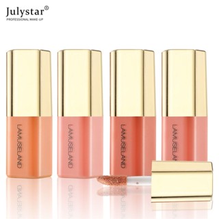 JULYSTAR Lamuseland Revealing Complexion Liquid Blush ริมฝีปากและแก้ม Dual-use Long Lasting Lip Tint แต่งหน้า