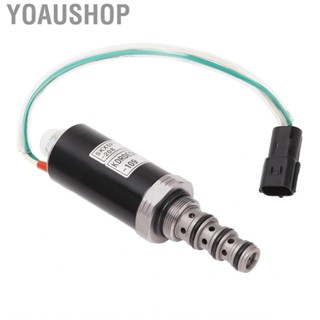 Yoaushop Hydraulic Pump Solenoid Valve Withstand Harsh Conditions Safe Excavator KDRDE5K-20/40C07-109 for Industrial Use