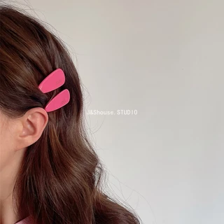 KF675 สาวหวานเกาหลีอะซิเตทรูปหยดน้ํากิ๊บติดผมหน้าม้าคลิปจระเข้อุปกรณ์เสริมผู้หญิง
