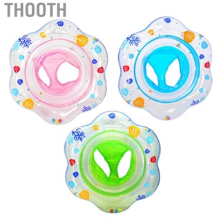 Thooth Baby Swimming Ring  Inflatable Prevent Air Leakage Double Airbag Toddler Swim Training Skin Friendly for Children