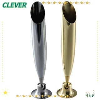 Clever ขาตั้งดินสอ ปากกาเจล โลหะ สีเงิน สีทอง 2 ชิ้น