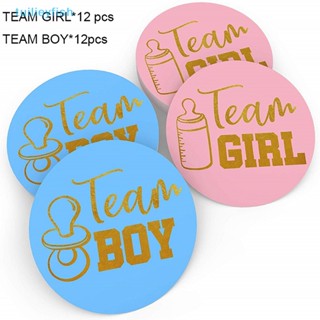 Tuilieyfish สติกเกอร์ ลาย Team Boy Team Girl 24 ชิ้น ต่อชุด สําหรับติดตกแต่ง