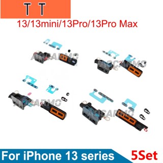  ตาข่ายลําโพง กันฝุ่น แบบเปลี่ยน สําหรับ iPhone 13 Pro Max 13 Mini 13Pro 5 ชุดต่อล็อต